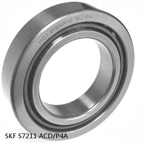 S7211 ACD/P4A SKF High Speed Angular Contact Ball Bearings